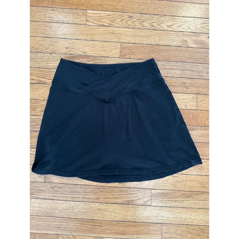Womens Size L Victorias Secret Pink Black Crossover Skort